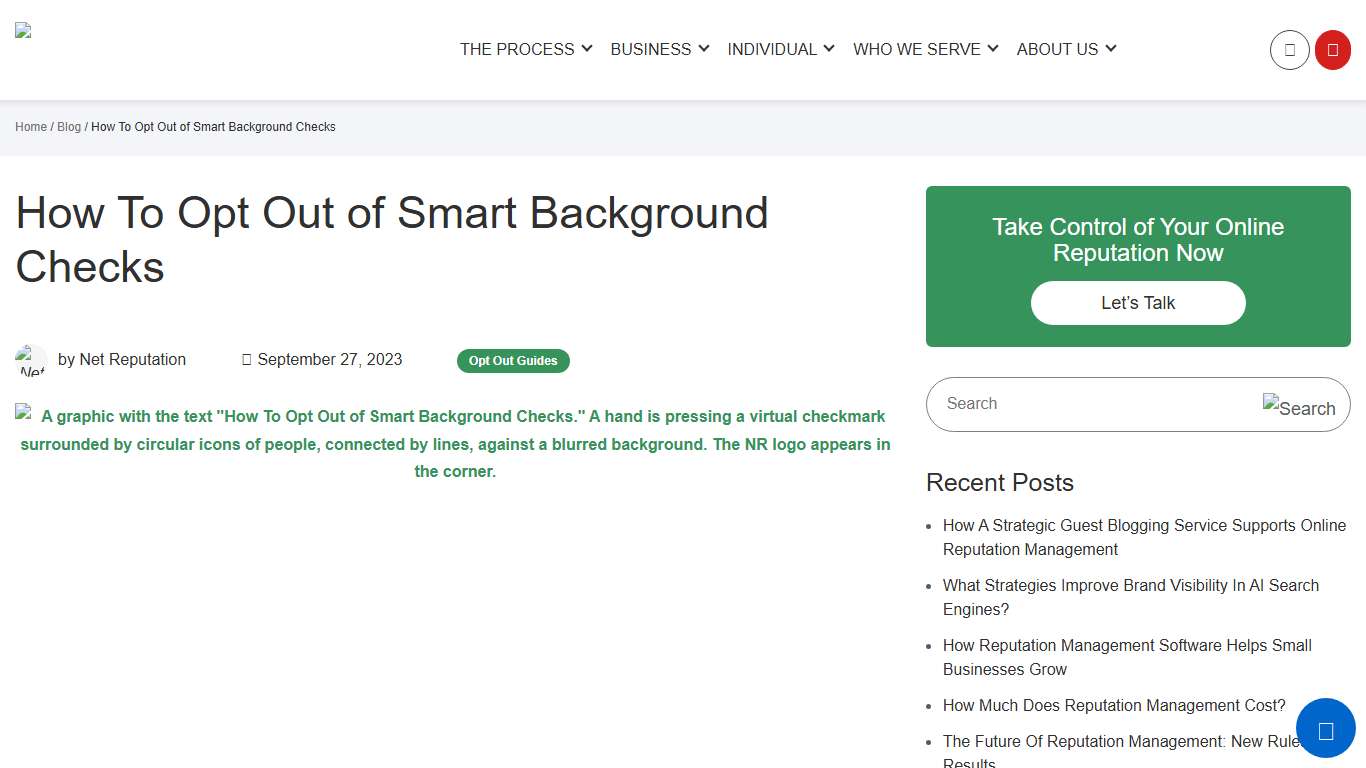 How to Opt Out of Smart Background Checks NetReputation