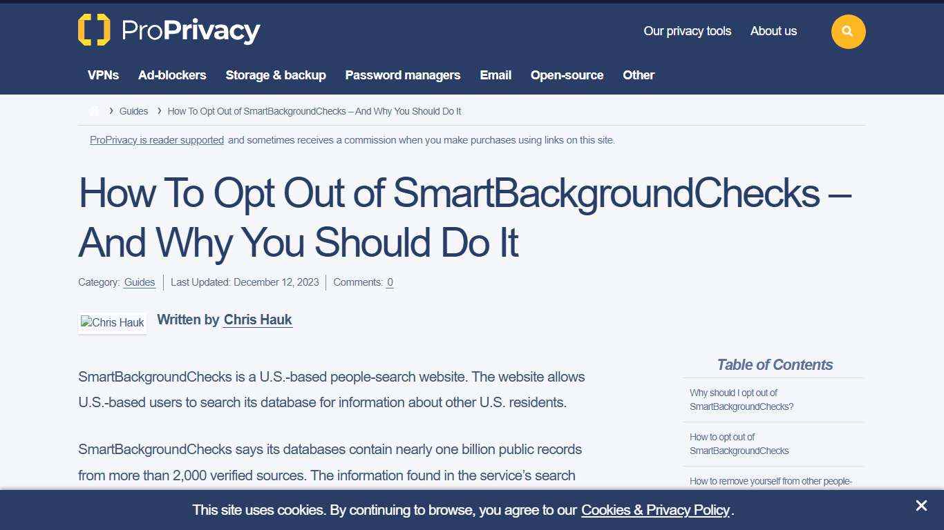 How To Opt Out of SmartBackgroundChecks: Stay Invisible